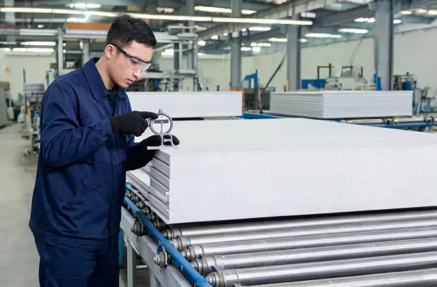 Quality inspection of building panels