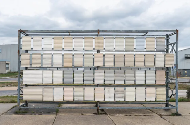 Siding weatherability exposure rack
