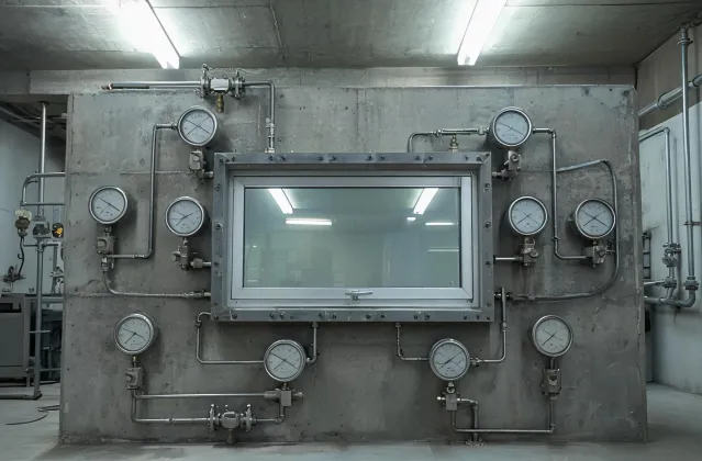 Structural design pressure test wall