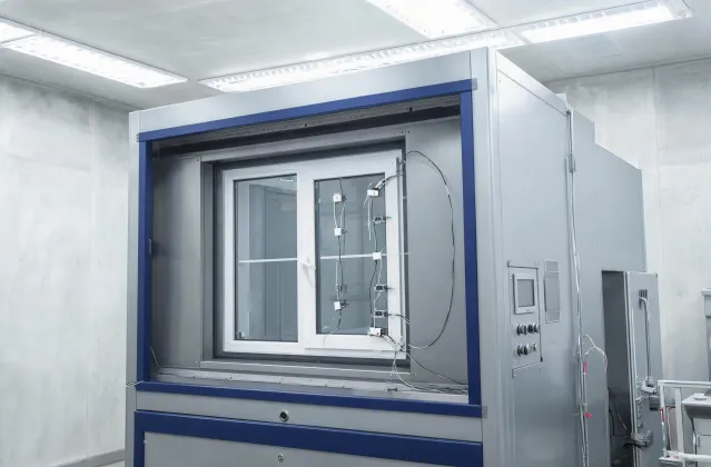Fenestration thermal chamber testing